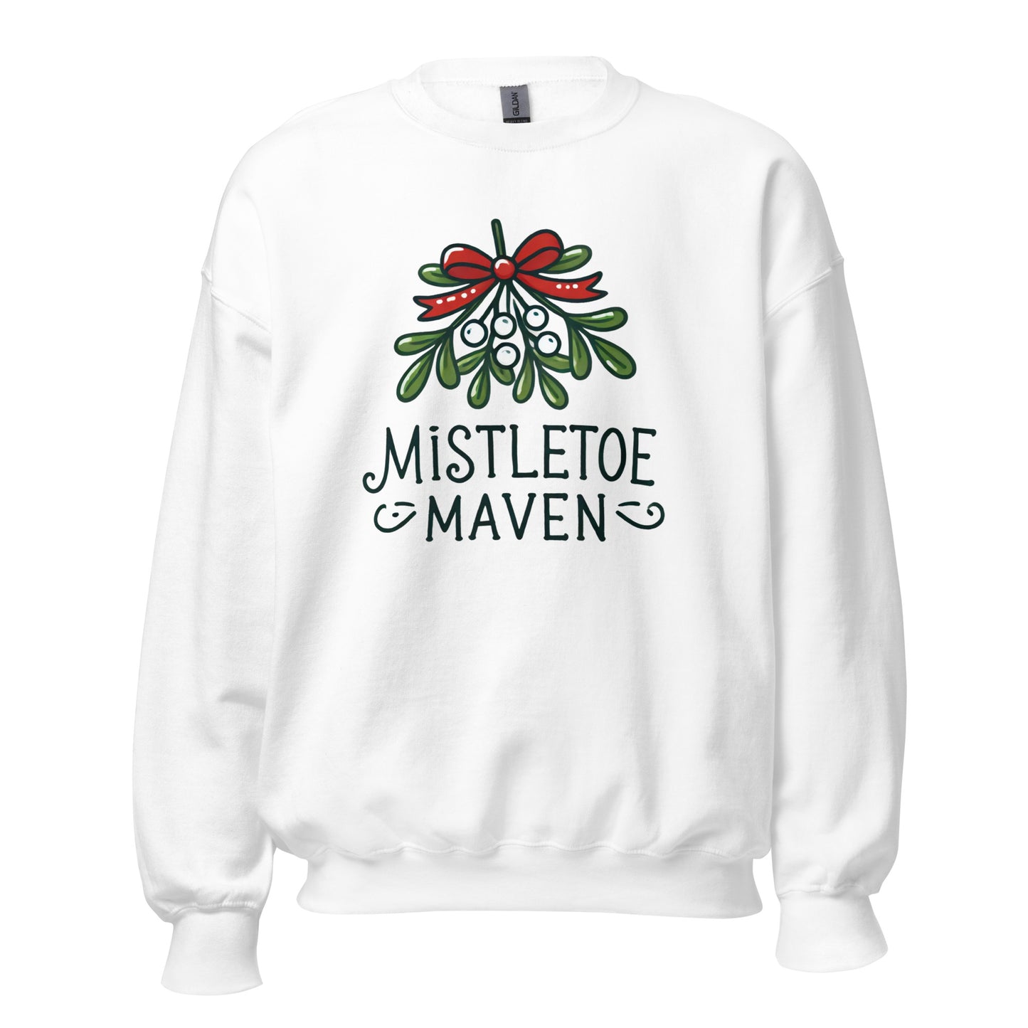 Mistletoe Maven! Funny Christmas Sweatshirt – Festive Holiday Outfit & Seasonal Clothing - Occasion Nation Studio