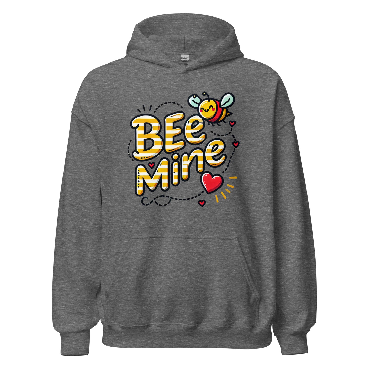 Bee Mine - Valentine’s Day Hoodie – The Perfect Blend of Comfort and Style - Occasion Nation Studio