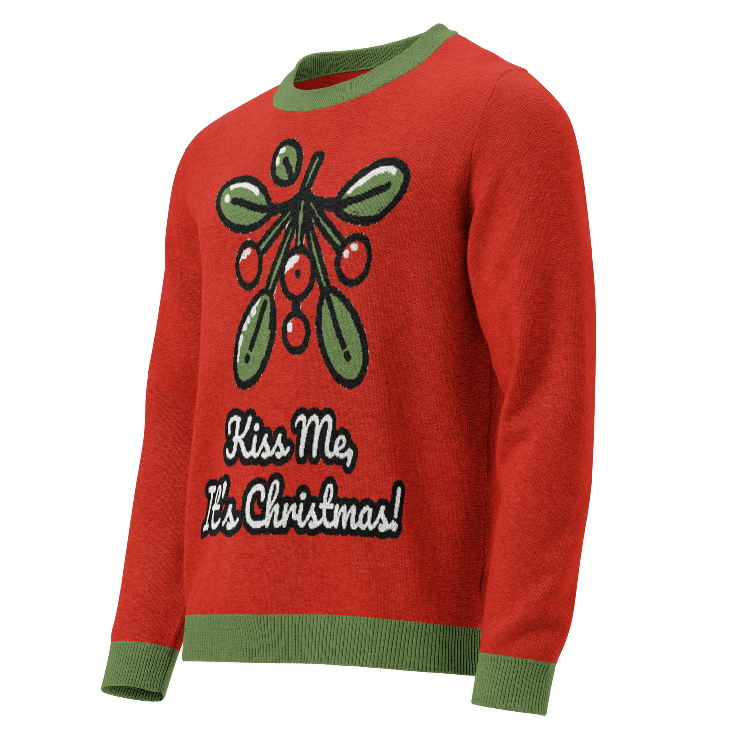Kiss me, It’s Christmas - Christmas Sweater - Occasion Nation Studio