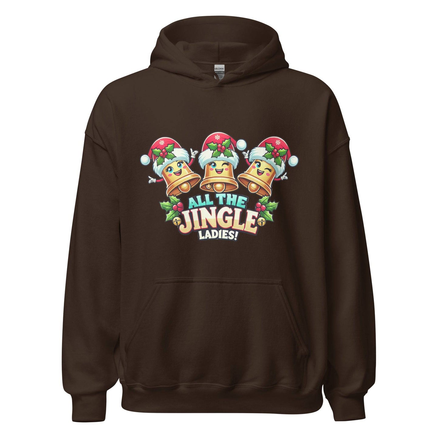 All The Jingle Ladies Funny Christmas Hoodie – Festive Holiday Outfit & Seasonal Clothing