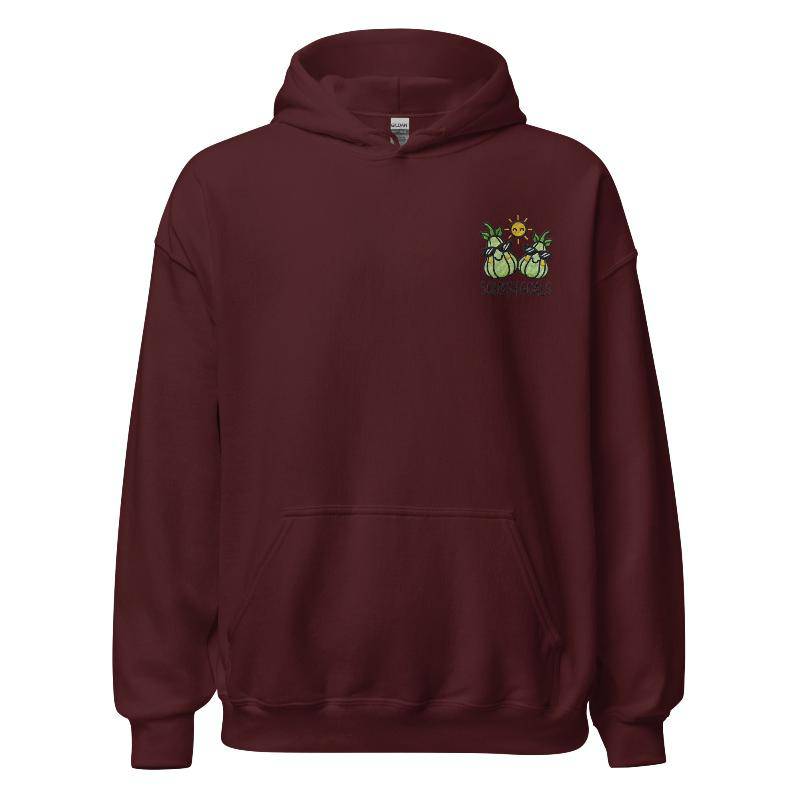 Unisex Fall Embroidered Hoodie – "Squash Goals" - Occasion Nation Studio