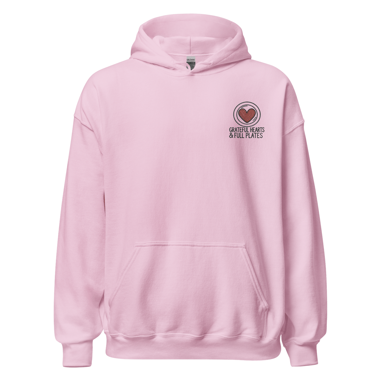 Thanksgiving Hoodie - Grateful Hearts & Full Plates