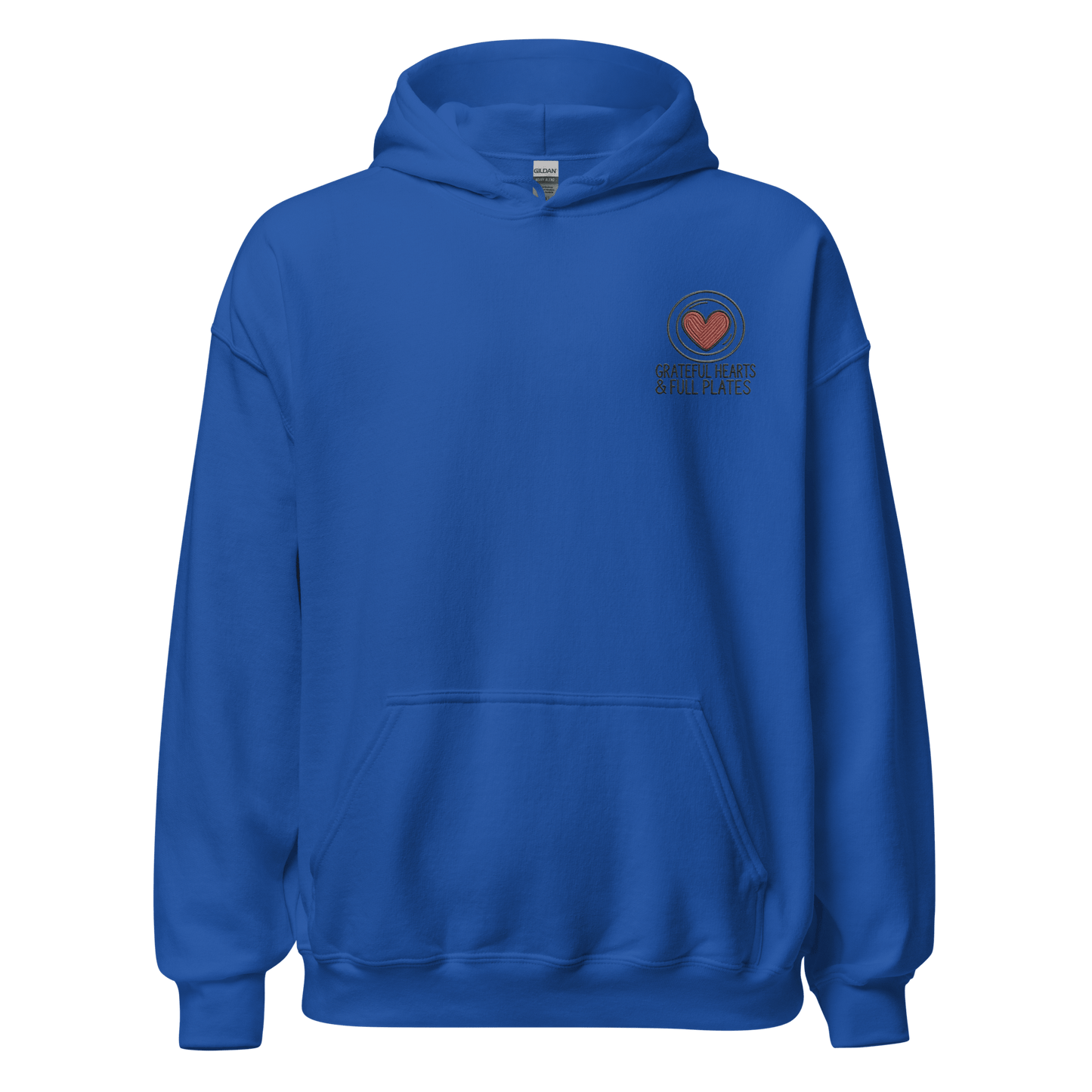 Thanksgiving Hoodie - Grateful Hearts & Full Plates