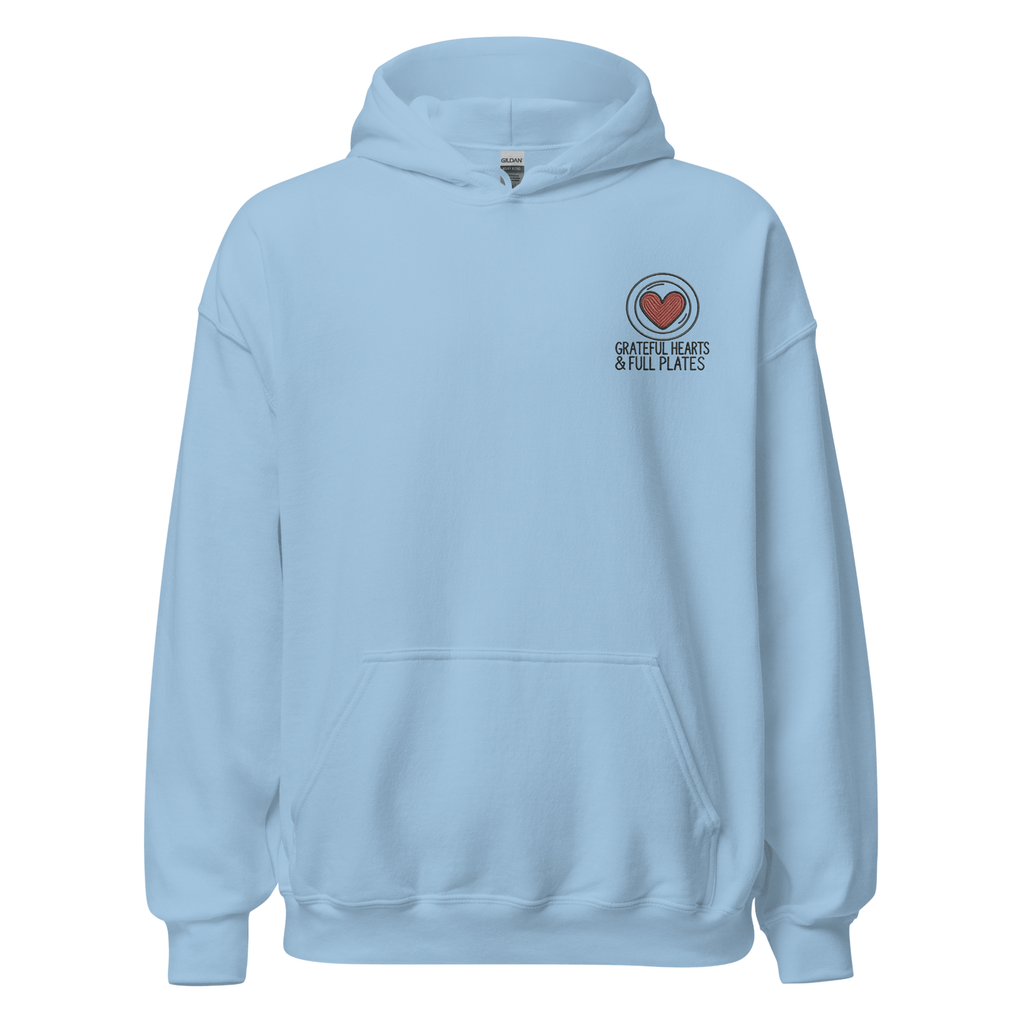 Thanksgiving Hoodie - Grateful Hearts & Full Plates