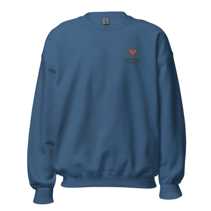 Thanksgiving Sweatshirt - Grateful Hearts & Full Plates