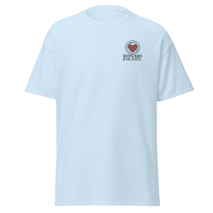 Thanksgiving T-Shirt - Grateful Hearts & Full Plates