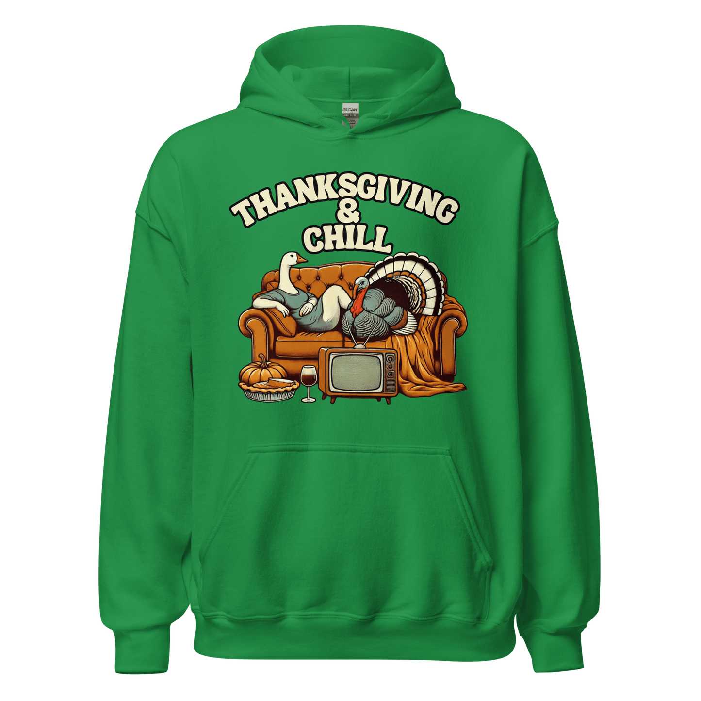 Thanksgiving Hoodie - Thanksgiving & Chill