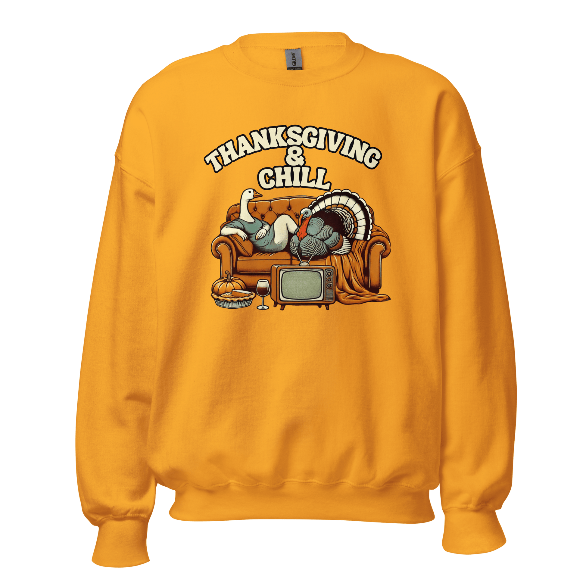 Thanksgiving Sweatshirt - Thanksgiving & Chill