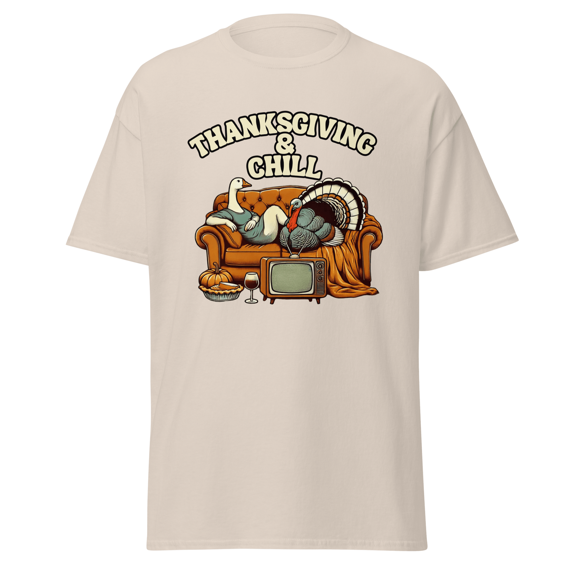 Thanksgiving T-Shirt - Thanksgiving & Chill