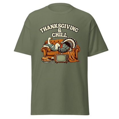 Thanksgiving T-Shirt - Thanksgiving & Chill