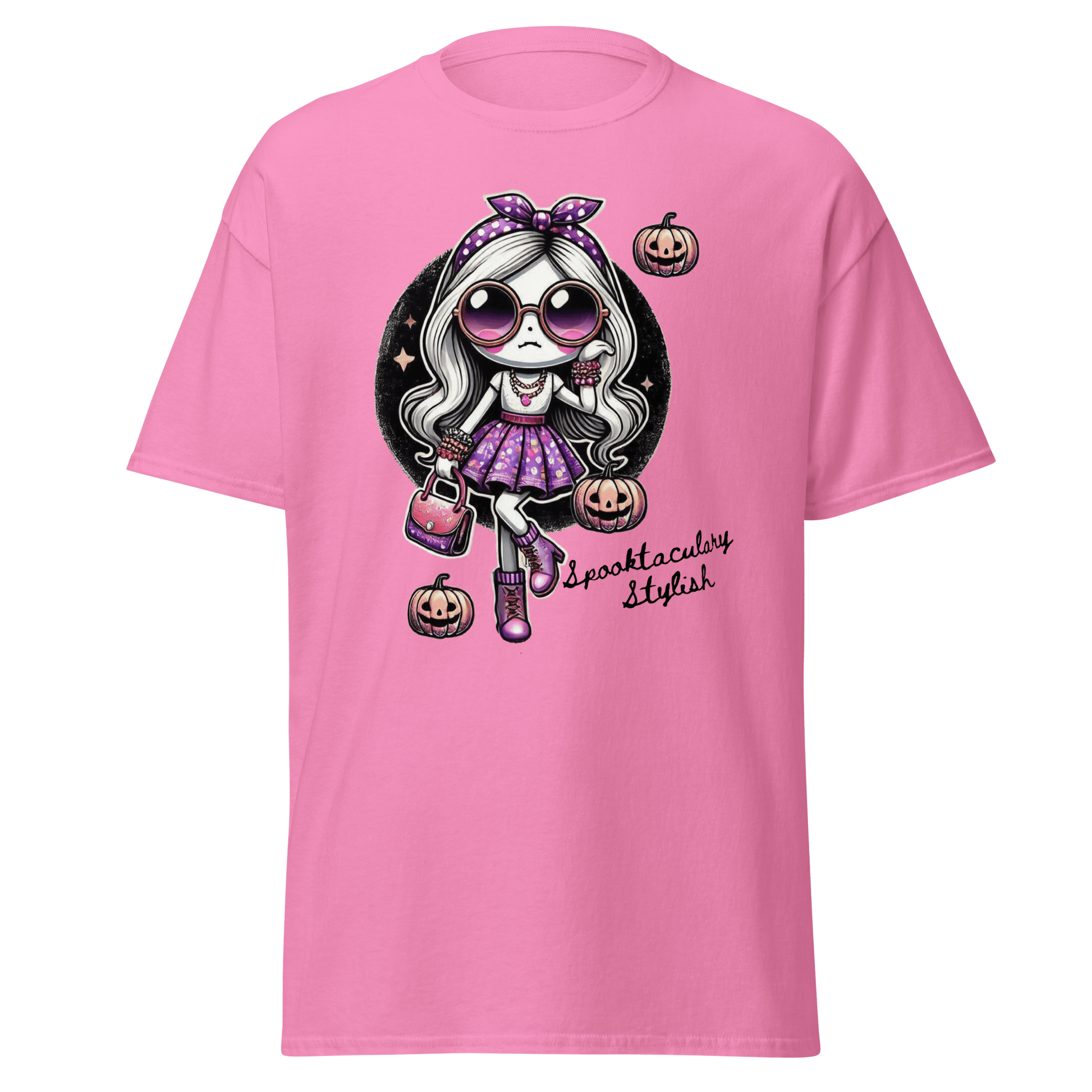 Unisex Halloween Printed T-Shirt – "Spooktacularly Stylish" – Fun Halloween T-Shirt - Occasion Nation Studio