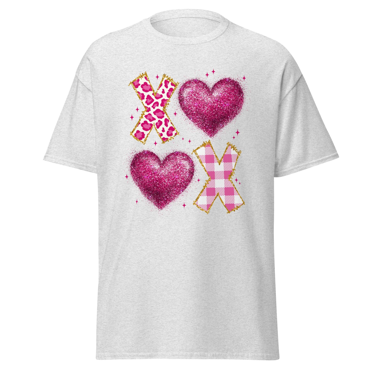 XOXO Pink - Valentine’s Day T-Shirt – Lightweight and Festive - Occasion Nation Studio