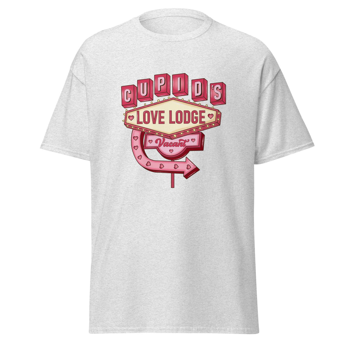 Cupid’s Love Lodge - Valentine’s Day T-Shirt - Stylish & Comfortable Love-Inspired - Occasion Nation Studio