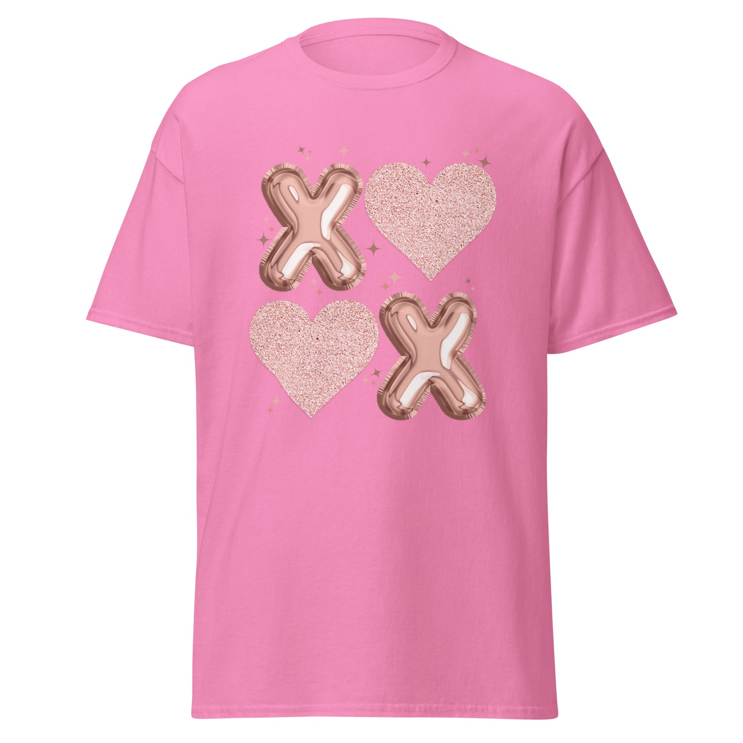 XOXO Rose Gold - Valentine’s Day T-Shirt – Stylish & Comfortable Love-Inspired - Occasion Nation Studio