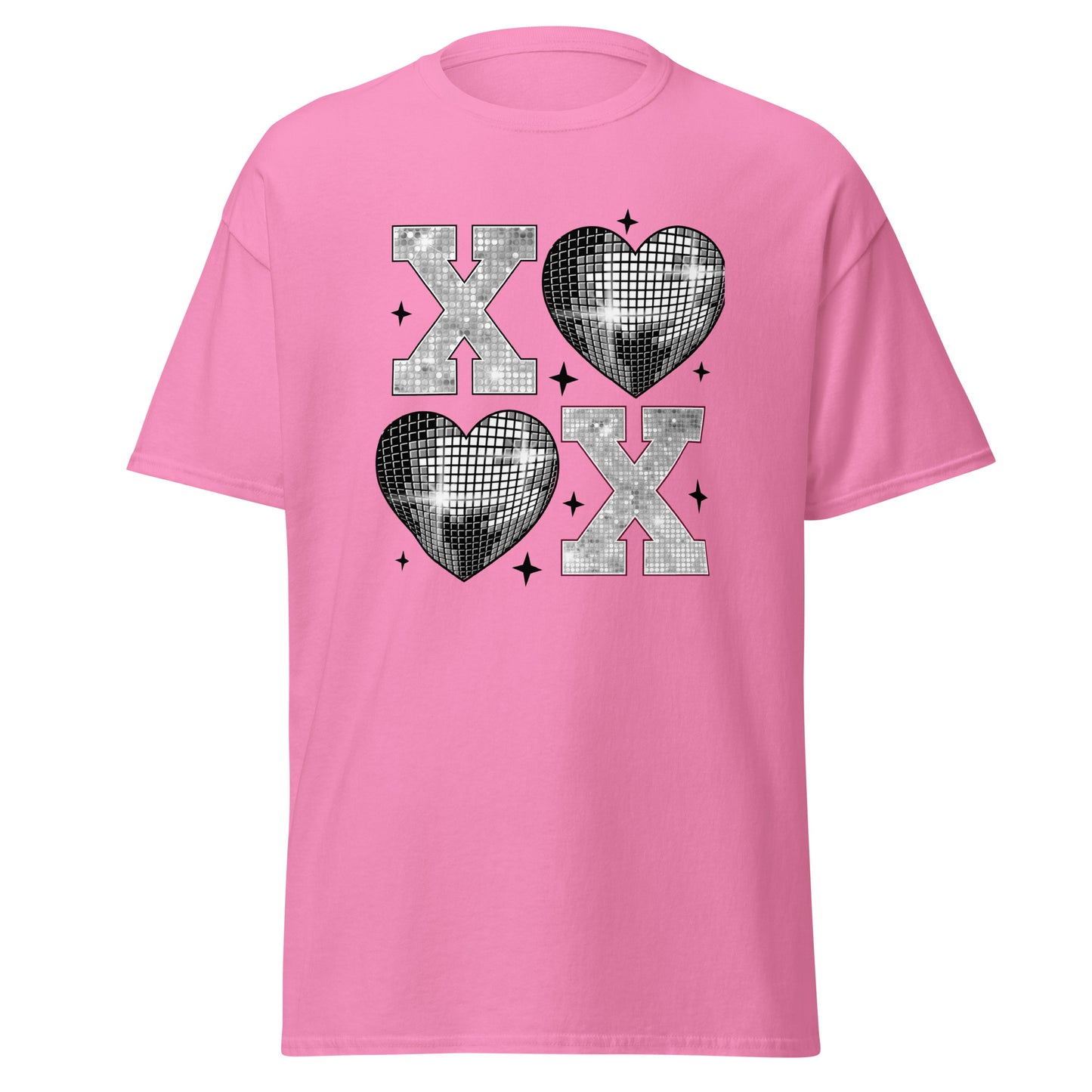 XOXO Silver - Valentine’s Day T-Shirt – Stylish & Comfortable Love-Inspired - Occasion Nation Studio