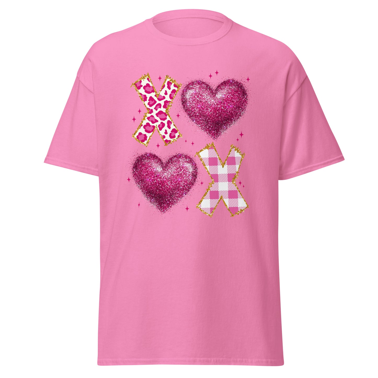 XOXO Pink - Valentine’s Day T-Shirt – Lightweight and Festive - Occasion Nation Studio