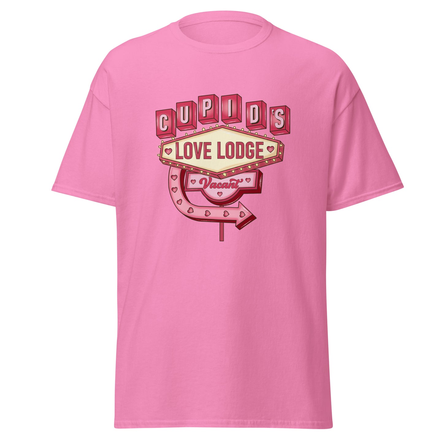 Cupid’s Love Lodge - Valentine’s Day T-Shirt - Stylish & Comfortable Love-Inspired - Occasion Nation Studio