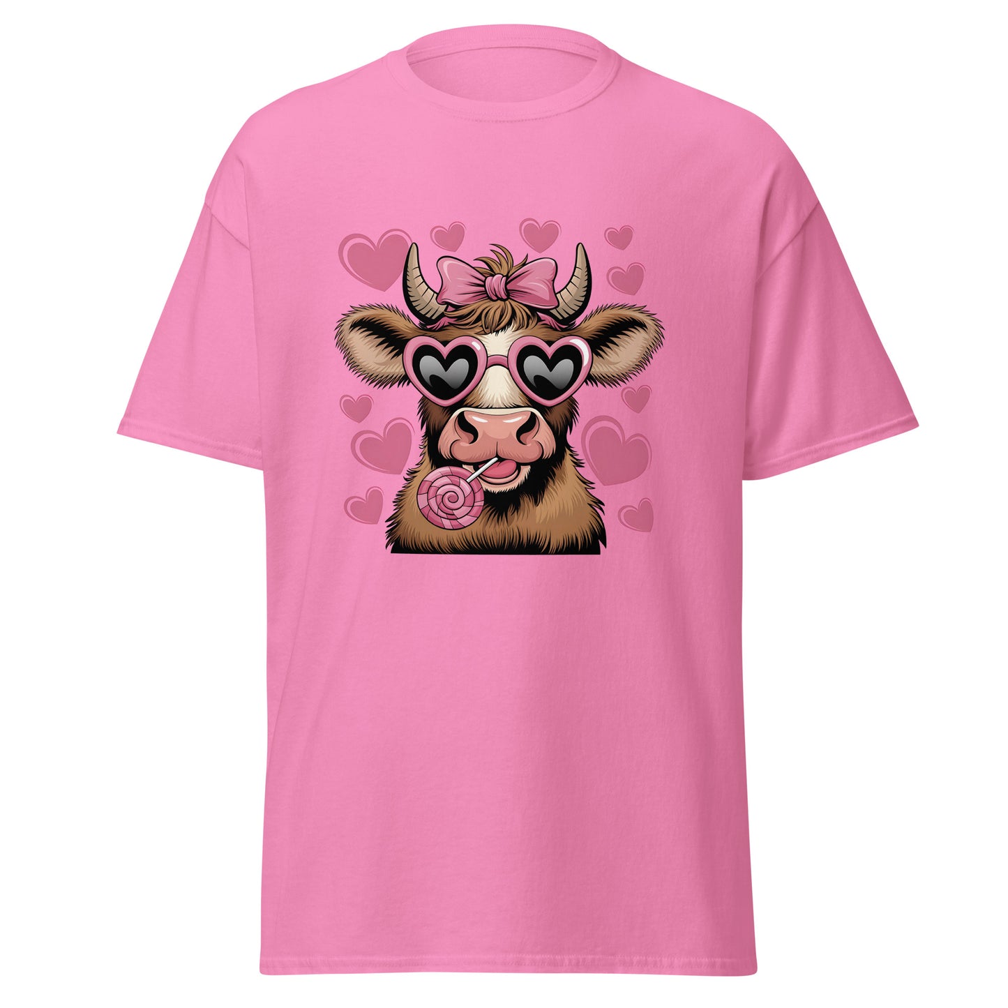 Love Highland Pink - Valentine’s Day T-Shirt - Stylish & Comfortable Love-Inspired - Occasion Nation Studio