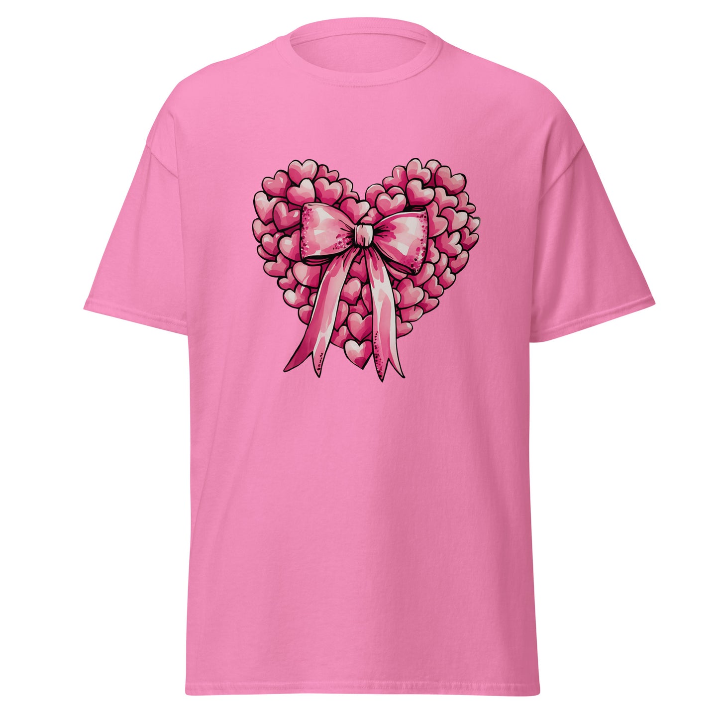 Pink Heart - Valentine’s Day T-Shirt – Stylish & Comfortable Love-Inspired - Occasion Nation Studio