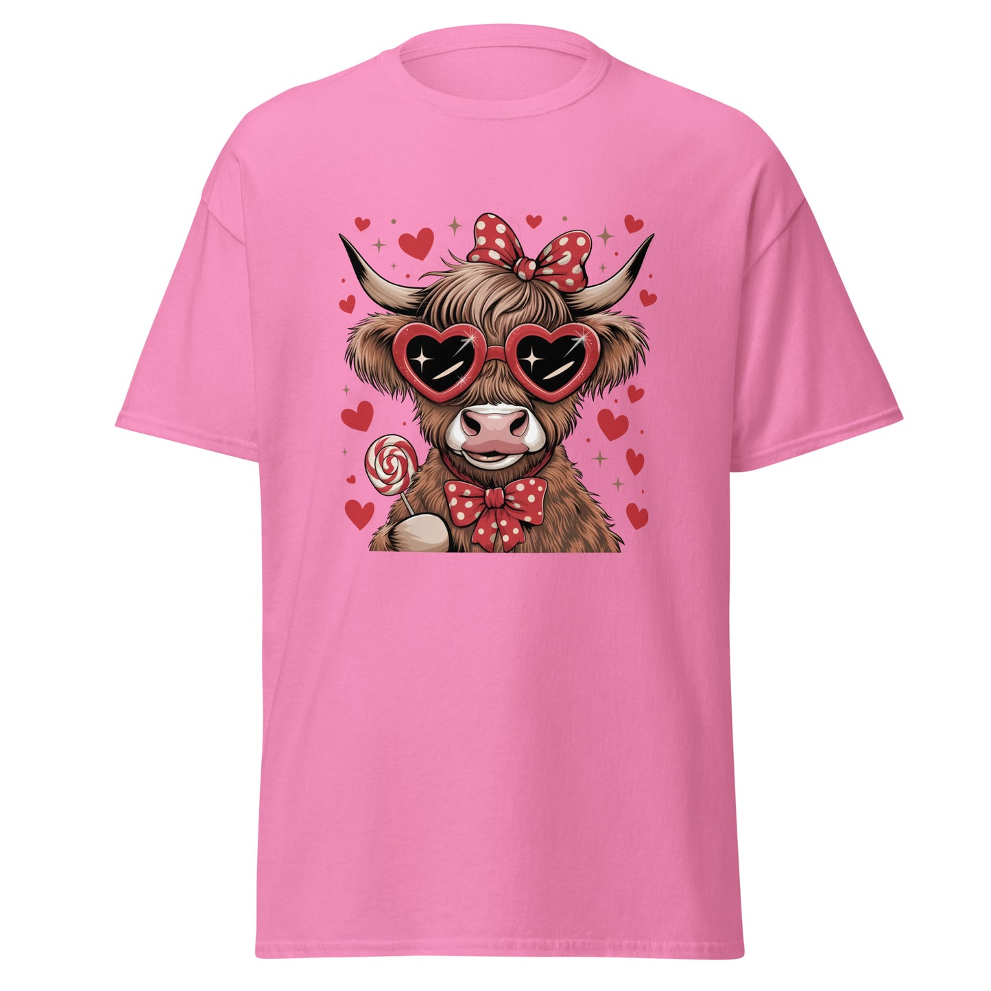 Love Highland Red - Valentine’s Day T-Shirt – Lightweight and Festive - Occasion Nation Studio