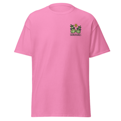 Unisex Fall Embroidered T-Shirt – "Squash Goals" - Occasion Nation Studio