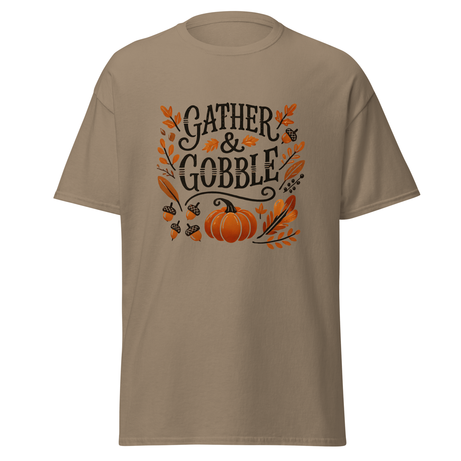 Savana Brown - Thanksgiving T-Shirt - Gather & Gobble