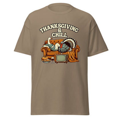 Thanksgiving T-Shirt - Thanksgiving & Chill