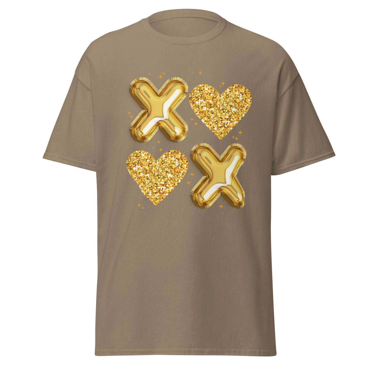 XOXO Gold - Valentine’s Day T-Shirt – Stylish & Comfortable Love-Inspired - Occasion Nation Studio