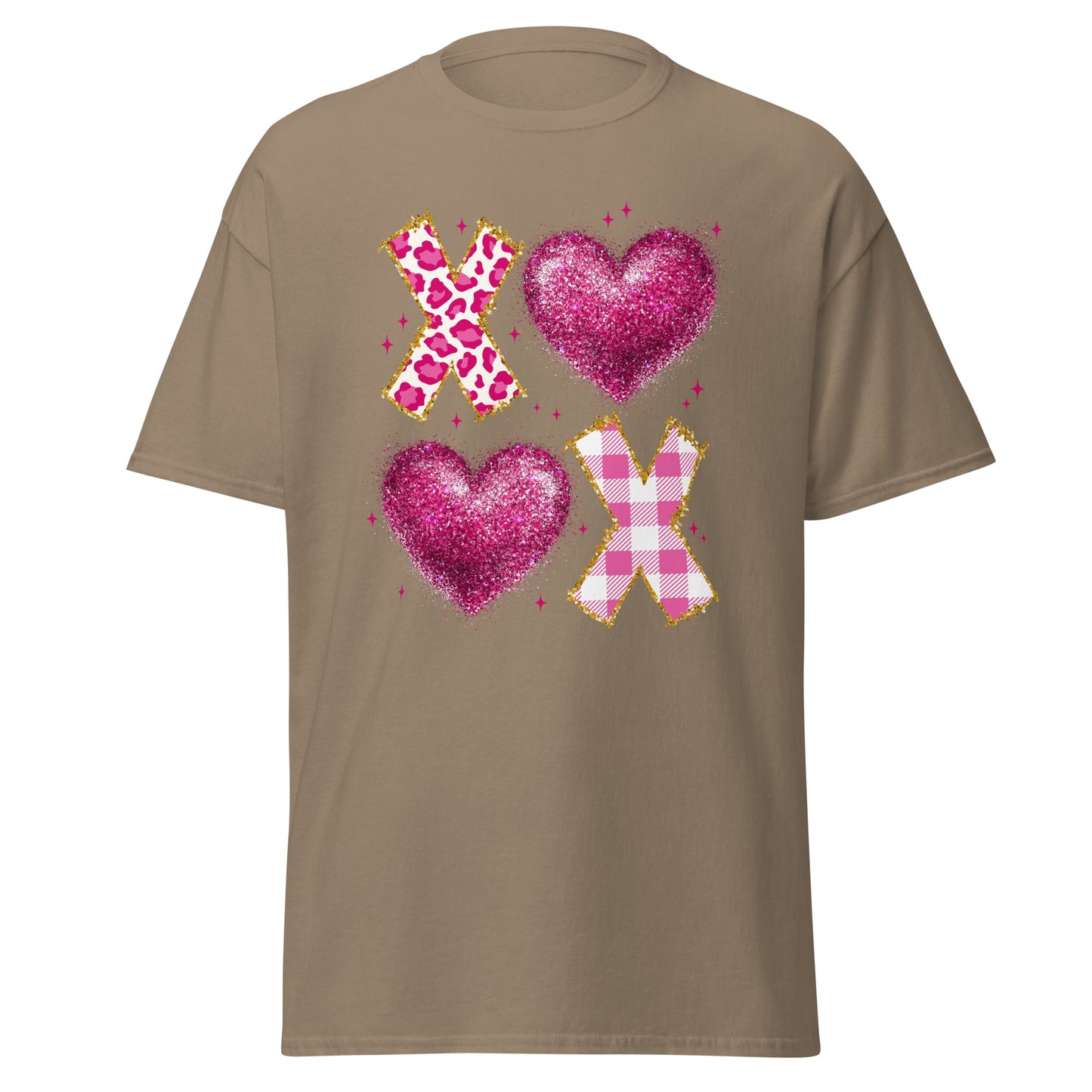 XOXO Pink - Valentine’s Day T-Shirt – Lightweight and Festive - Occasion Nation Studio