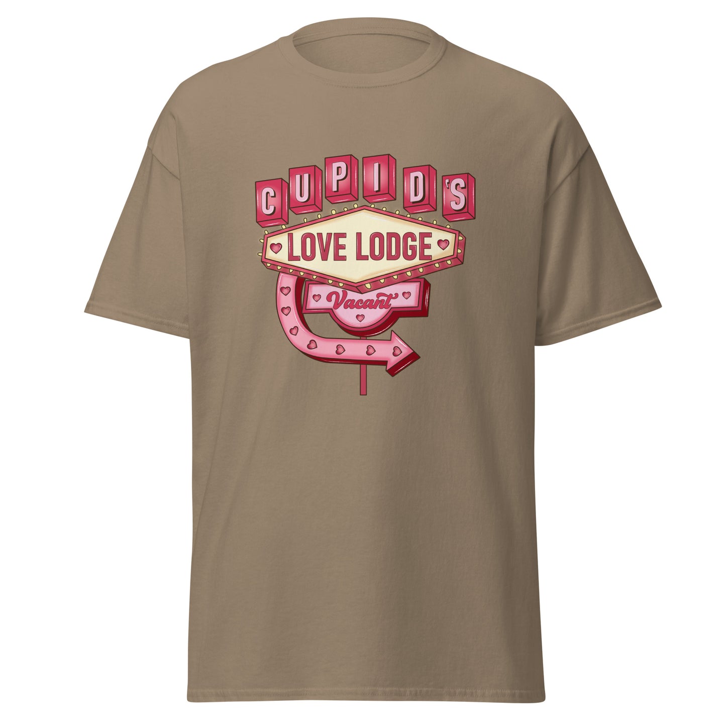 Cupid’s Love Lodge - Valentine’s Day T-Shirt - Stylish & Comfortable Love-Inspired - Occasion Nation Studio