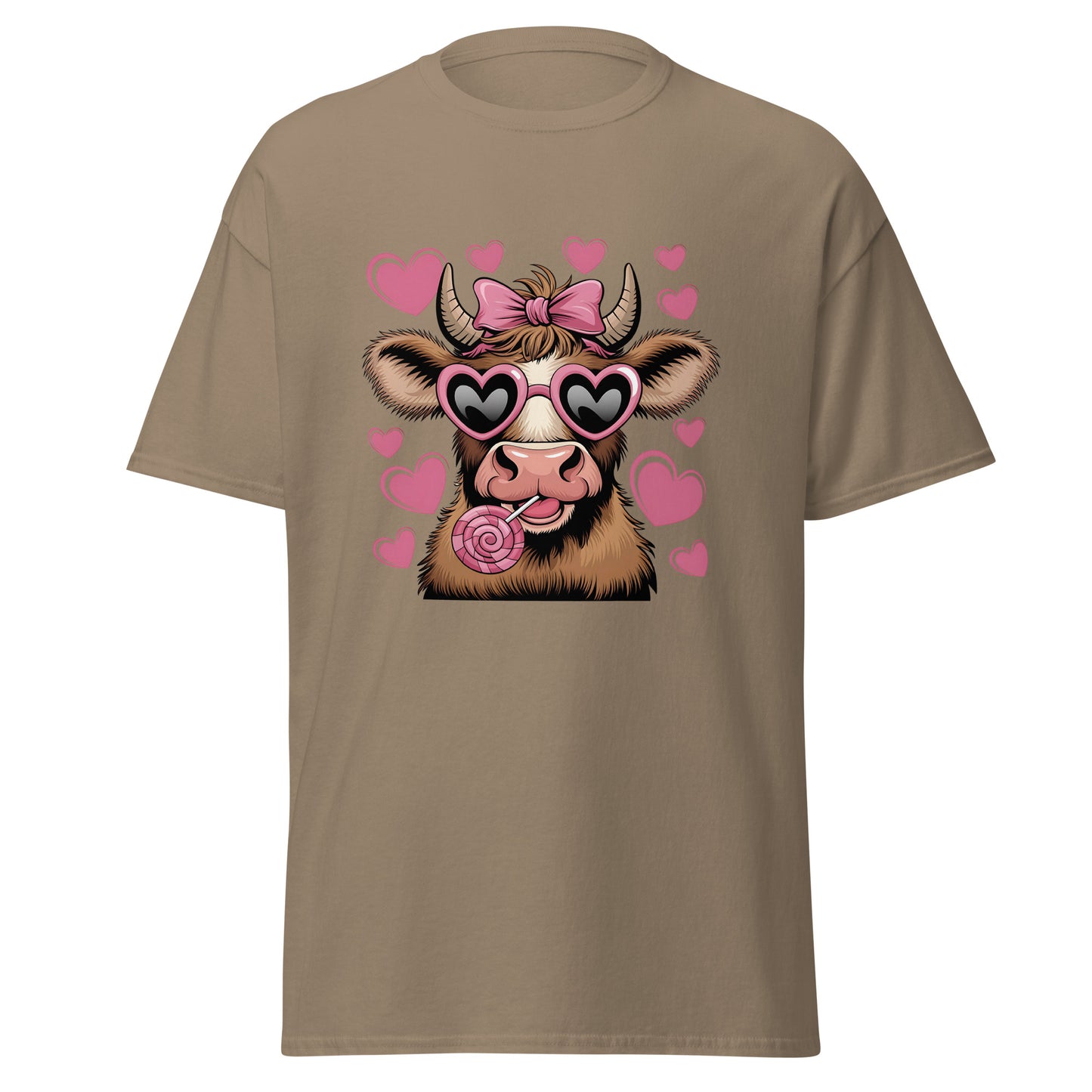 Love Highland Pink - Valentine’s Day T-Shirt - Stylish & Comfortable Love-Inspired - Occasion Nation Studio