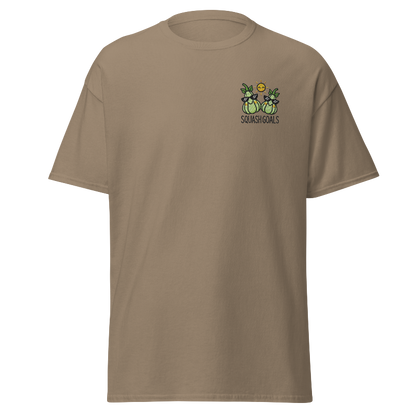 Unisex Fall Embroidered T-Shirt – "Squash Goals" - Occasion Nation Studio