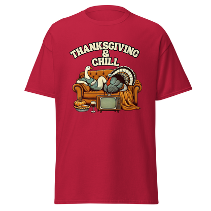 Thanksgiving T-Shirt - Thanksgiving & Chill