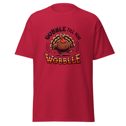 Cardinal - Thanksgiving T-Shirt - Gobble Till You Wobble