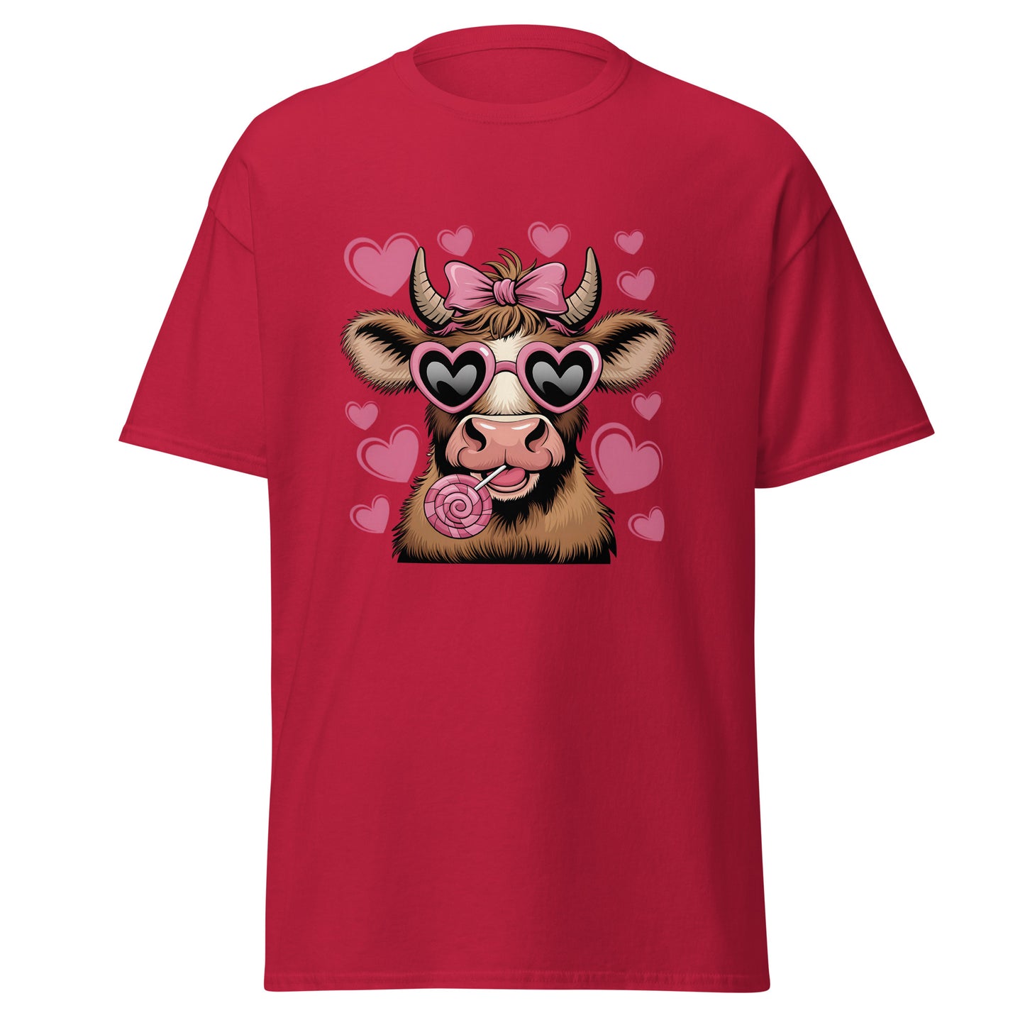 Love Highland Pink - Valentine’s Day T-Shirt - Stylish & Comfortable Love-Inspired - Occasion Nation Studio