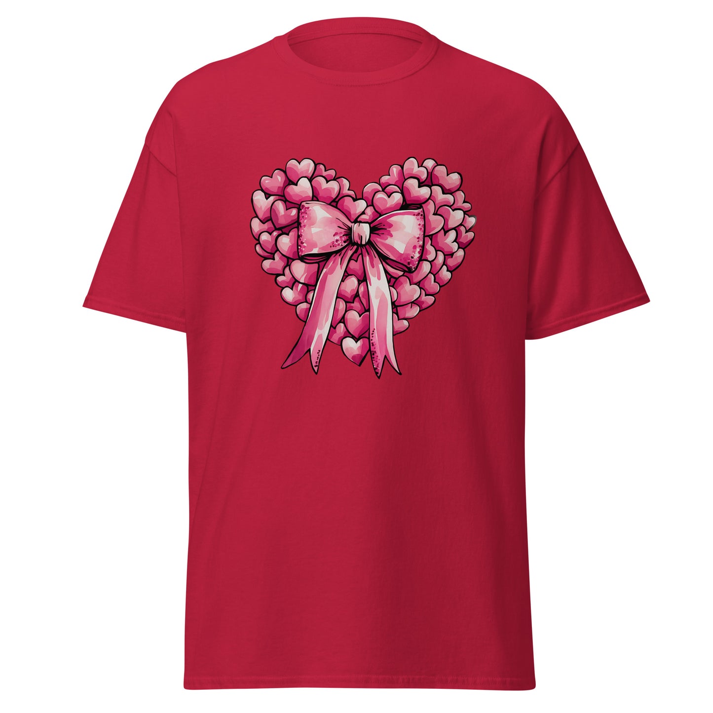 Pink Heart - Valentine’s Day T-Shirt – Stylish & Comfortable Love-Inspired - Occasion Nation Studio