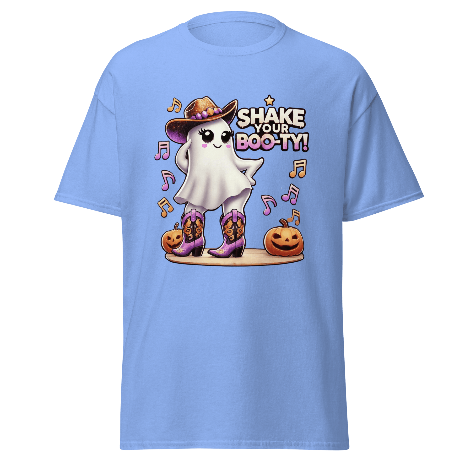 Unisex Halloween Printed T-Shirt – "Shake Your Boo-Ty!" – Fun Halloween T-Shirt - Occasion Nation Studio