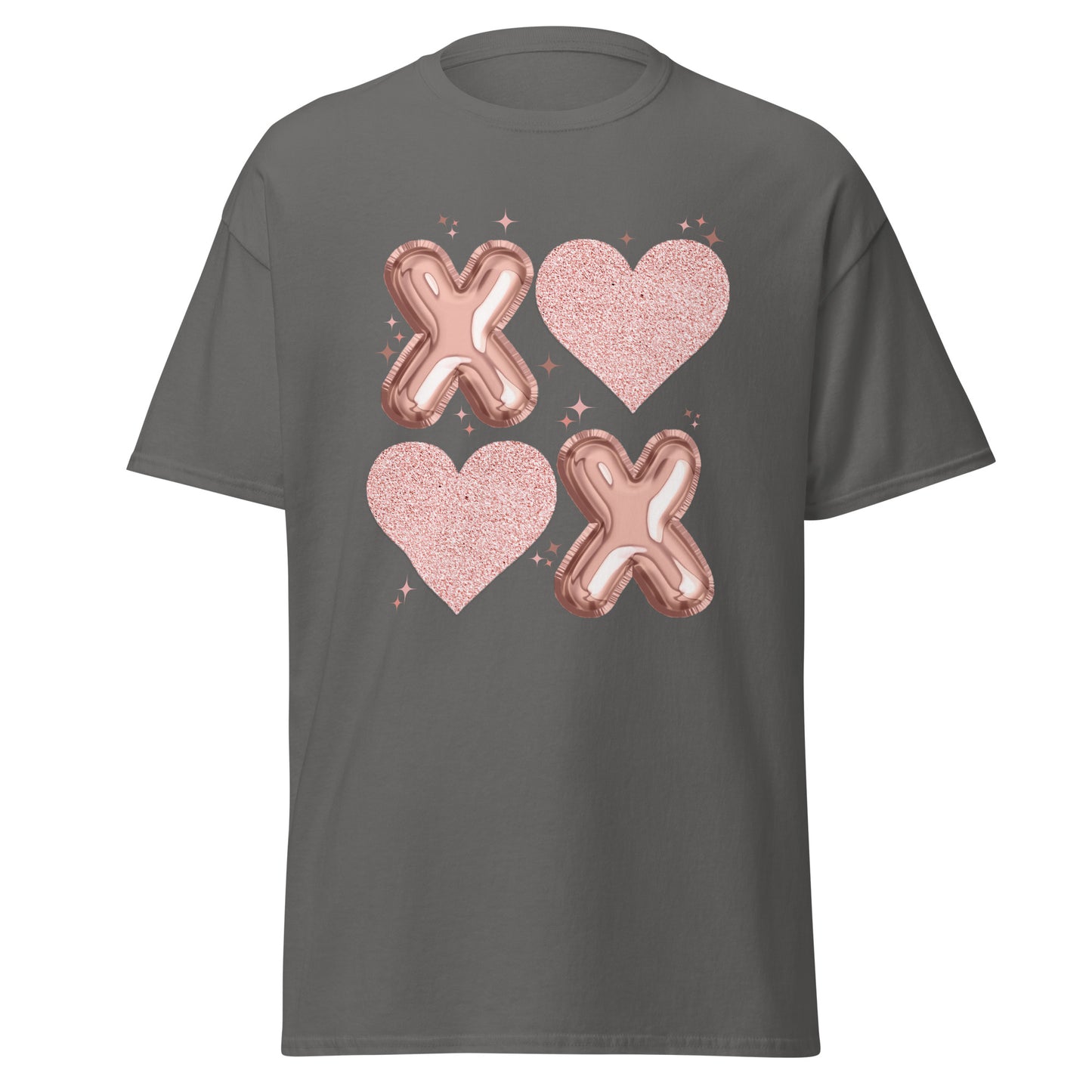 XOXO Rose Gold - Valentine’s Day T-Shirt – Stylish & Comfortable Love-Inspired - Occasion Nation Studio