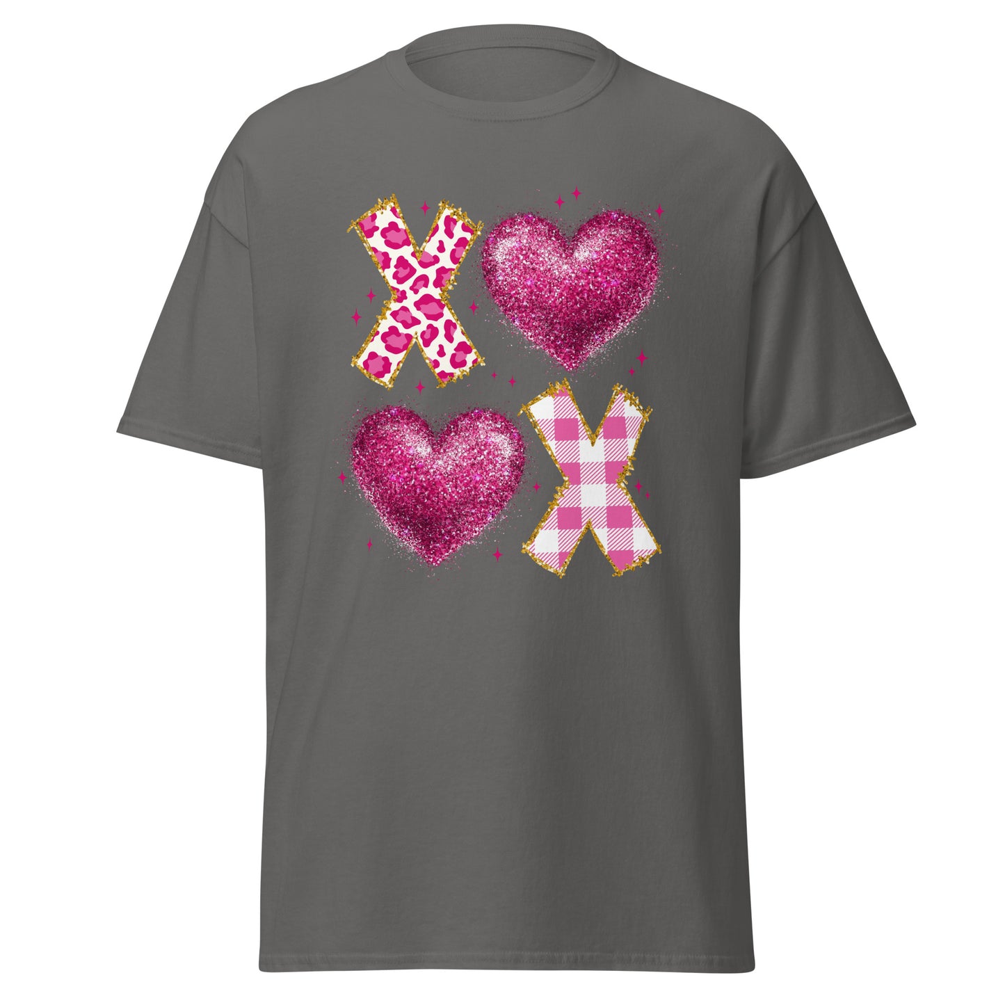 XOXO Pink - Valentine’s Day T-Shirt – Lightweight and Festive - Occasion Nation Studio