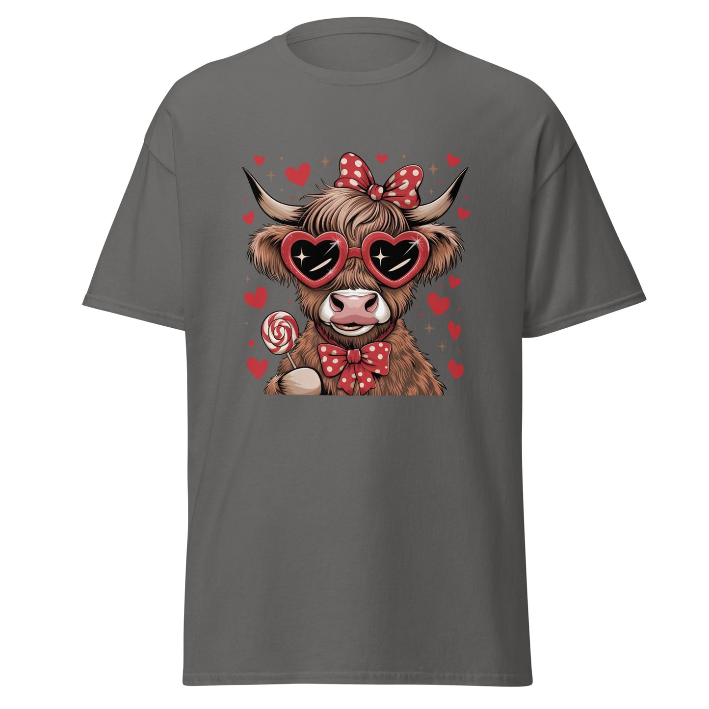 Love Highland Red - Valentine’s Day T-Shirt – Lightweight and Festive - Occasion Nation Studio