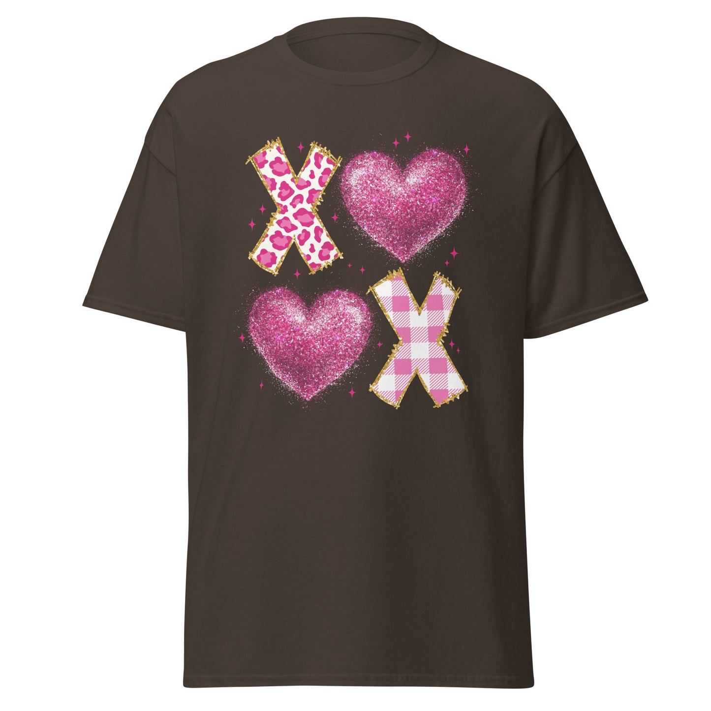 XOXO Pink - Valentine’s Day T-Shirt – Lightweight and Festive - Occasion Nation Studio