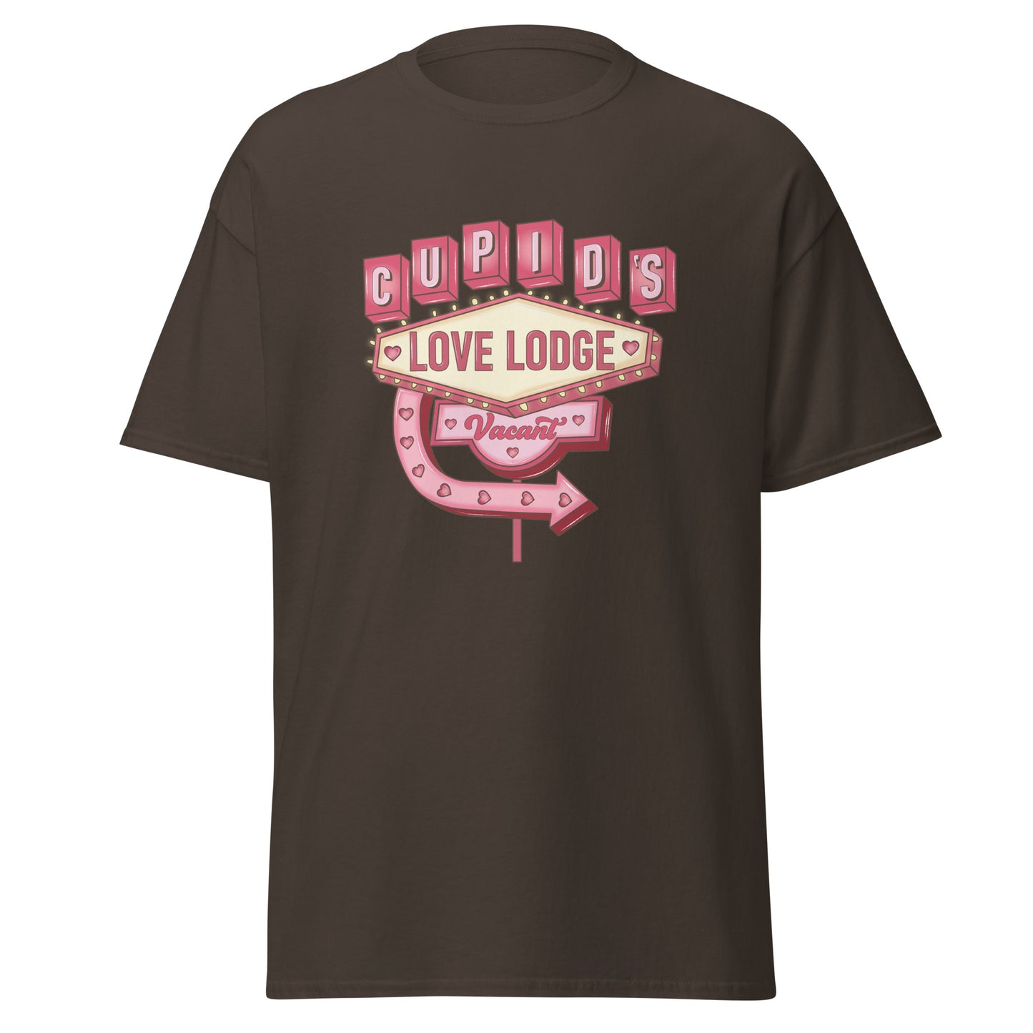 Cupid’s Love Lodge - Valentine’s Day T-Shirt - Stylish & Comfortable Love-Inspired - Occasion Nation Studio