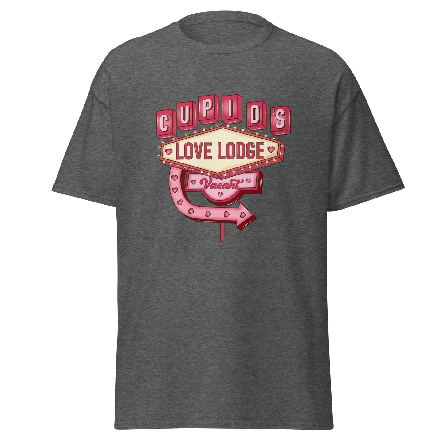 Cupid’s Love Lodge - Valentine’s Day T-Shirt - Stylish & Comfortable Love-Inspired - Occasion Nation Studio