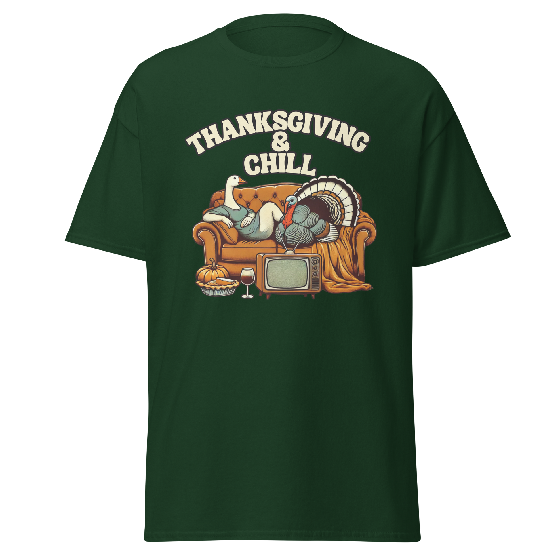 Thanksgiving T-Shirt - Thanksgiving & Chill