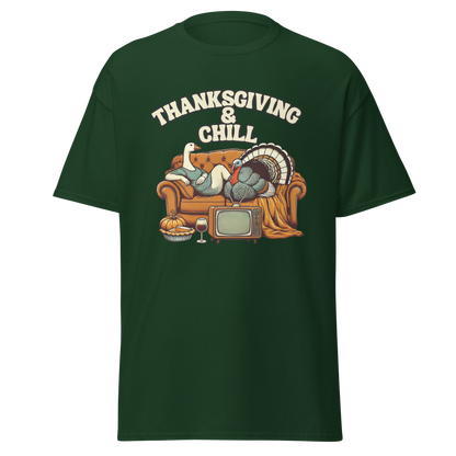 Thanksgiving T-Shirt - Thanksgiving & Chill