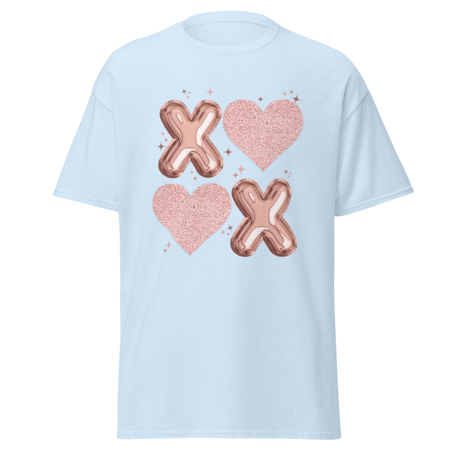 XOXO Rose Gold - Valentine’s Day T-Shirt – Stylish & Comfortable Love-Inspired - Occasion Nation Studio