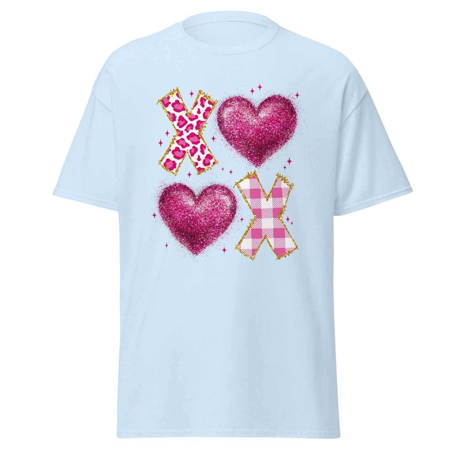 XOXO Pink - Valentine’s Day T-Shirt – Lightweight and Festive - Occasion Nation Studio