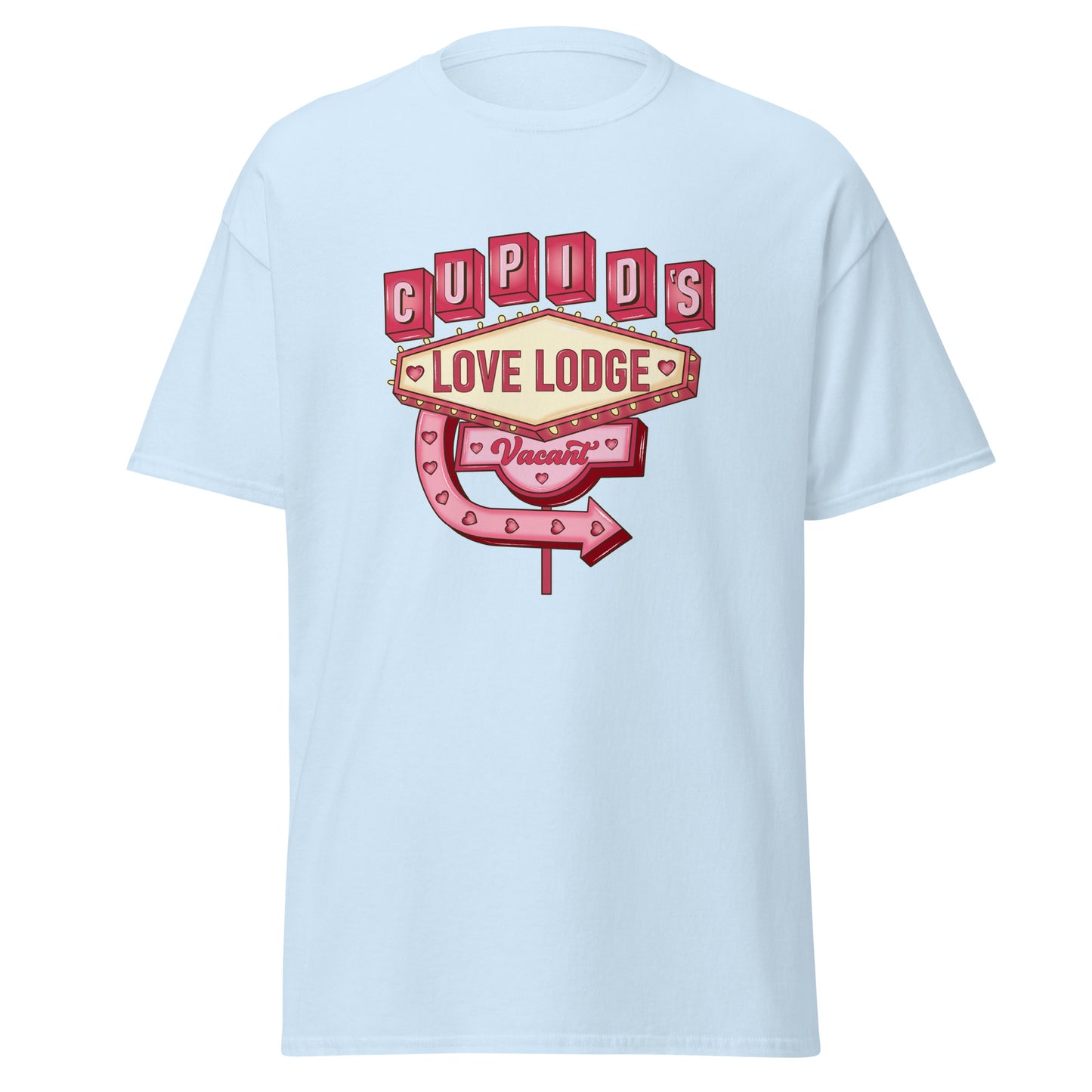 Cupid’s Love Lodge - Valentine’s Day T-Shirt - Stylish & Comfortable Love-Inspired - Occasion Nation Studio