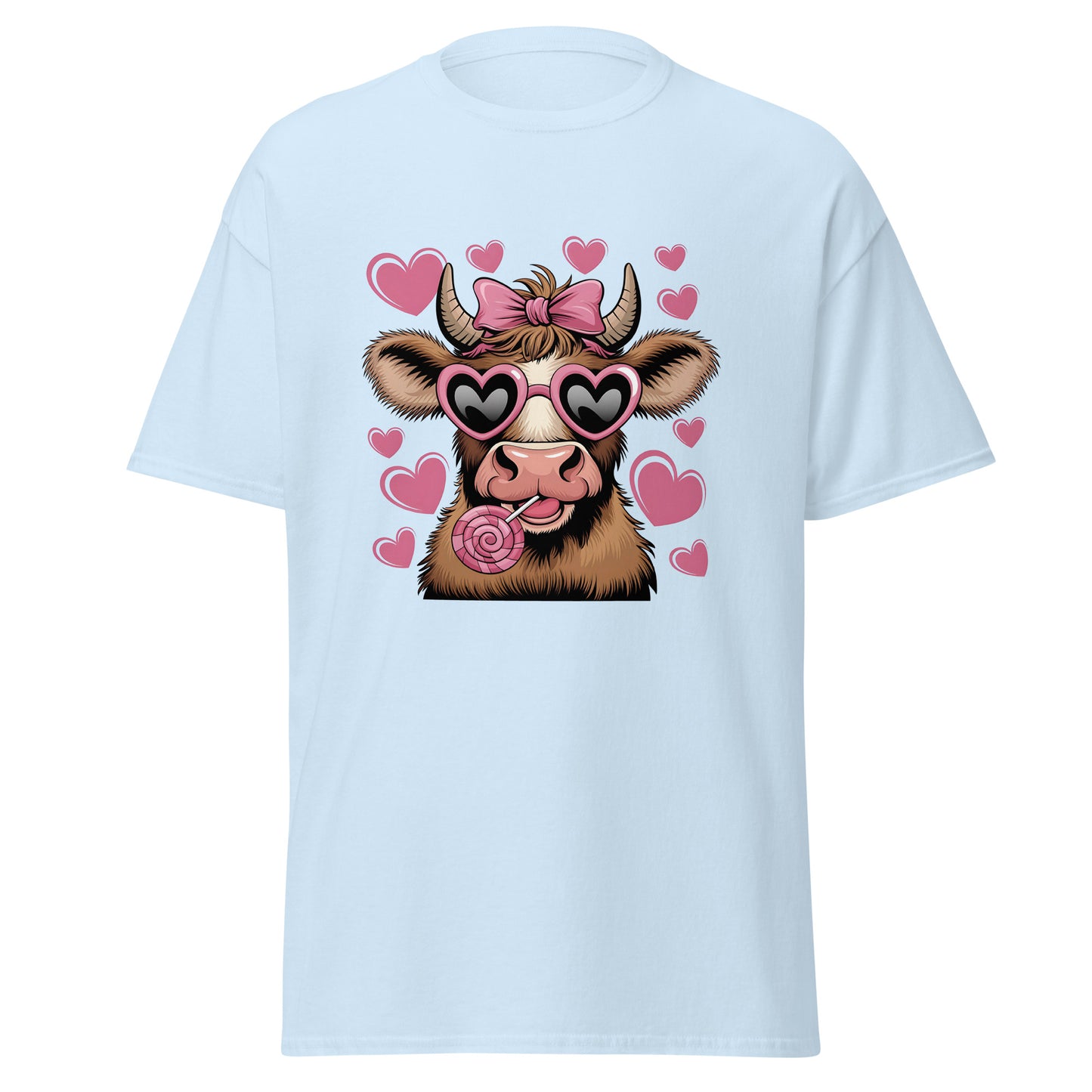 Love Highland Pink - Valentine’s Day T-Shirt - Stylish & Comfortable Love-Inspired - Occasion Nation Studio