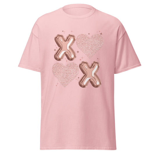 XOXO Rose Gold - Valentine’s Day T-Shirt – Stylish & Comfortable Love-Inspired - Occasion Nation Studio